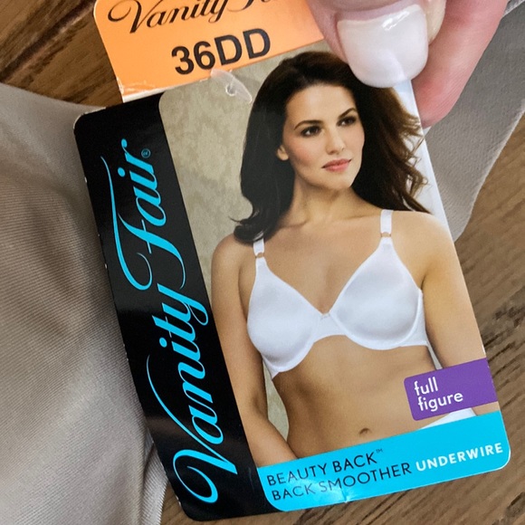 Vanity Fair Beauty Back Smoother Underwire Full Figure Bra, 36DD ~ Style 16345 - Picture 4 of 9